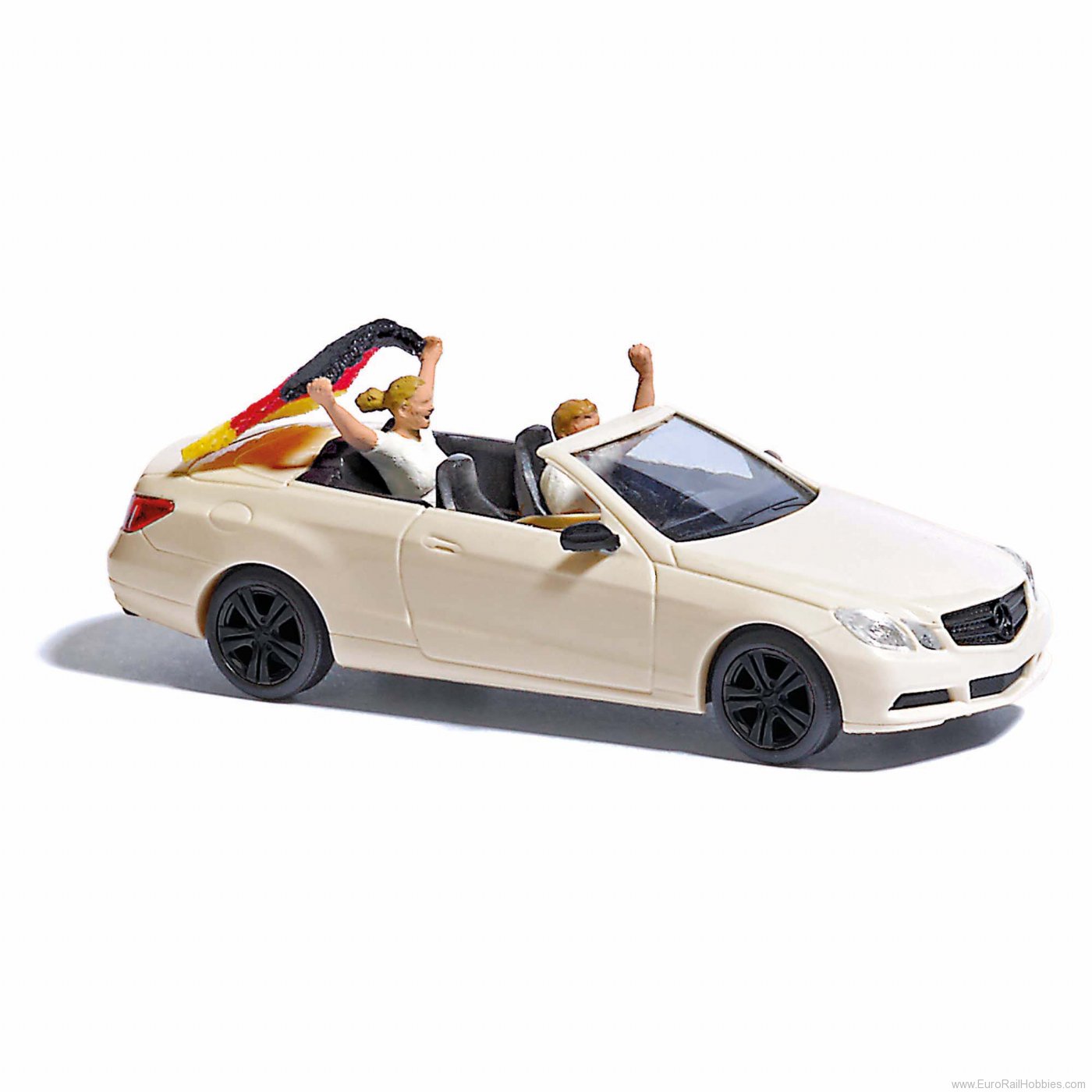 Busch 41674 Mercedes-Benz E-Klasse Cabrio FuÃball Fieb