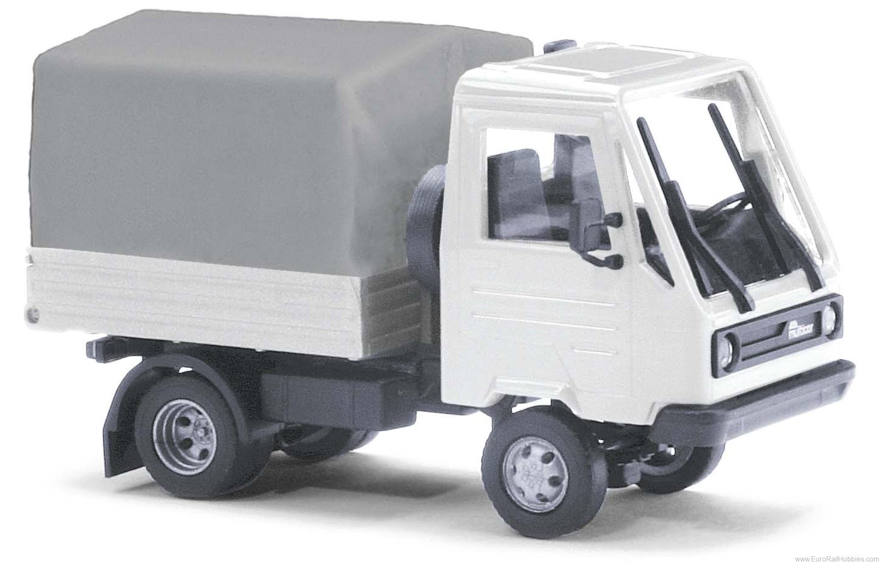 Busch 42250 Multicar M26 with Flatbed/Tarp Cover 1991