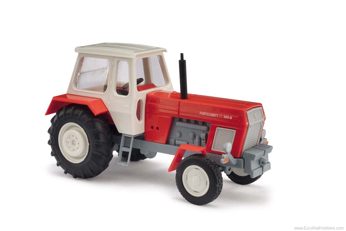 Busch 42843 Traktor FortschrittZT 300-D, Rot         
