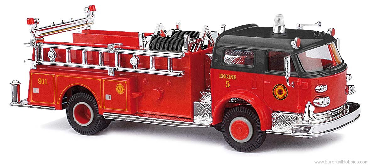 Busch 46018 LaFrance pump cart, closed, Fire Department