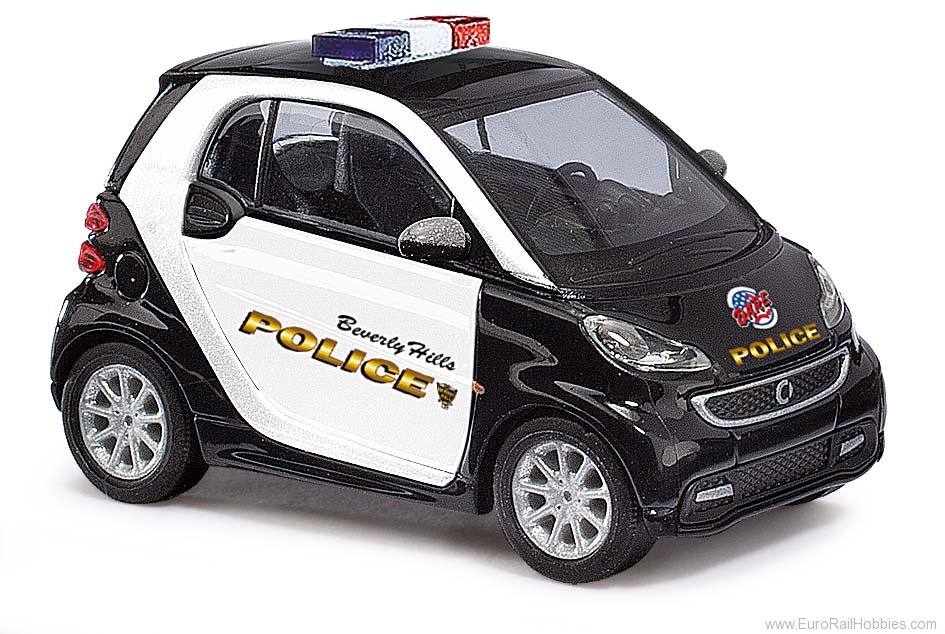 Busch 46223 Smart Fortwo 2012 'Beverly Hills Police', USA