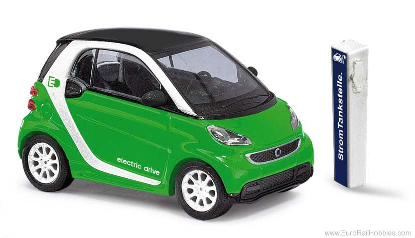 Busch 46225 Smart Fortwo Coupe Electric drive GrÃ¼n