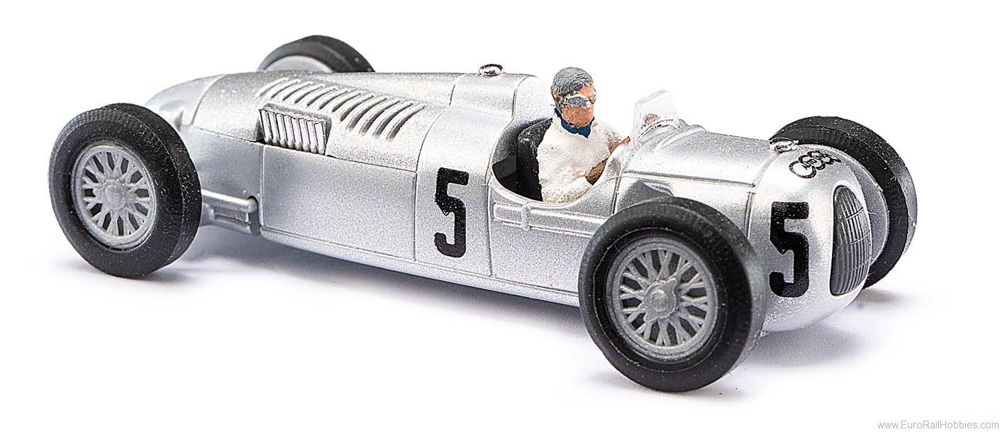 Busch 46906 Auto Union racing car w. driver figure Bernd 