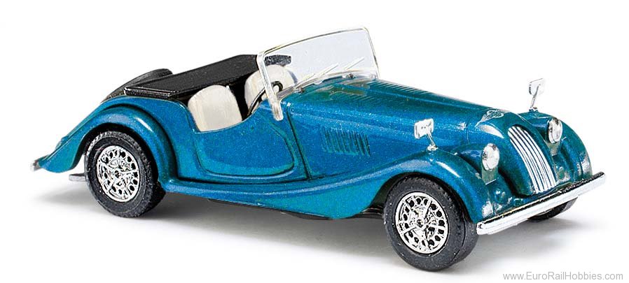 Busch 47117 Morgan Plus 8 Roadster 1968 blau