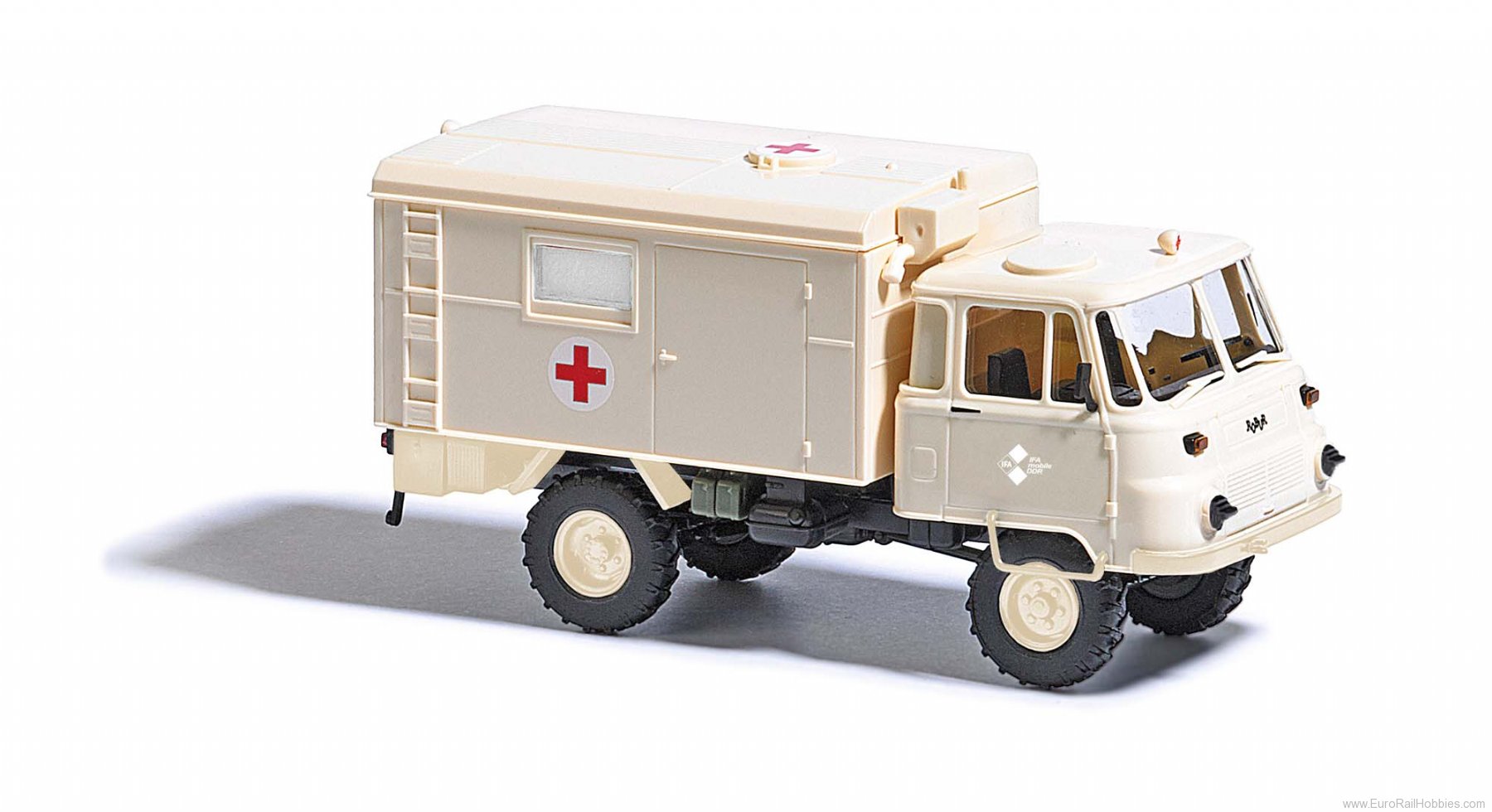 Busch 50249 Robur LO 2002 A Koffer, Sankra beige