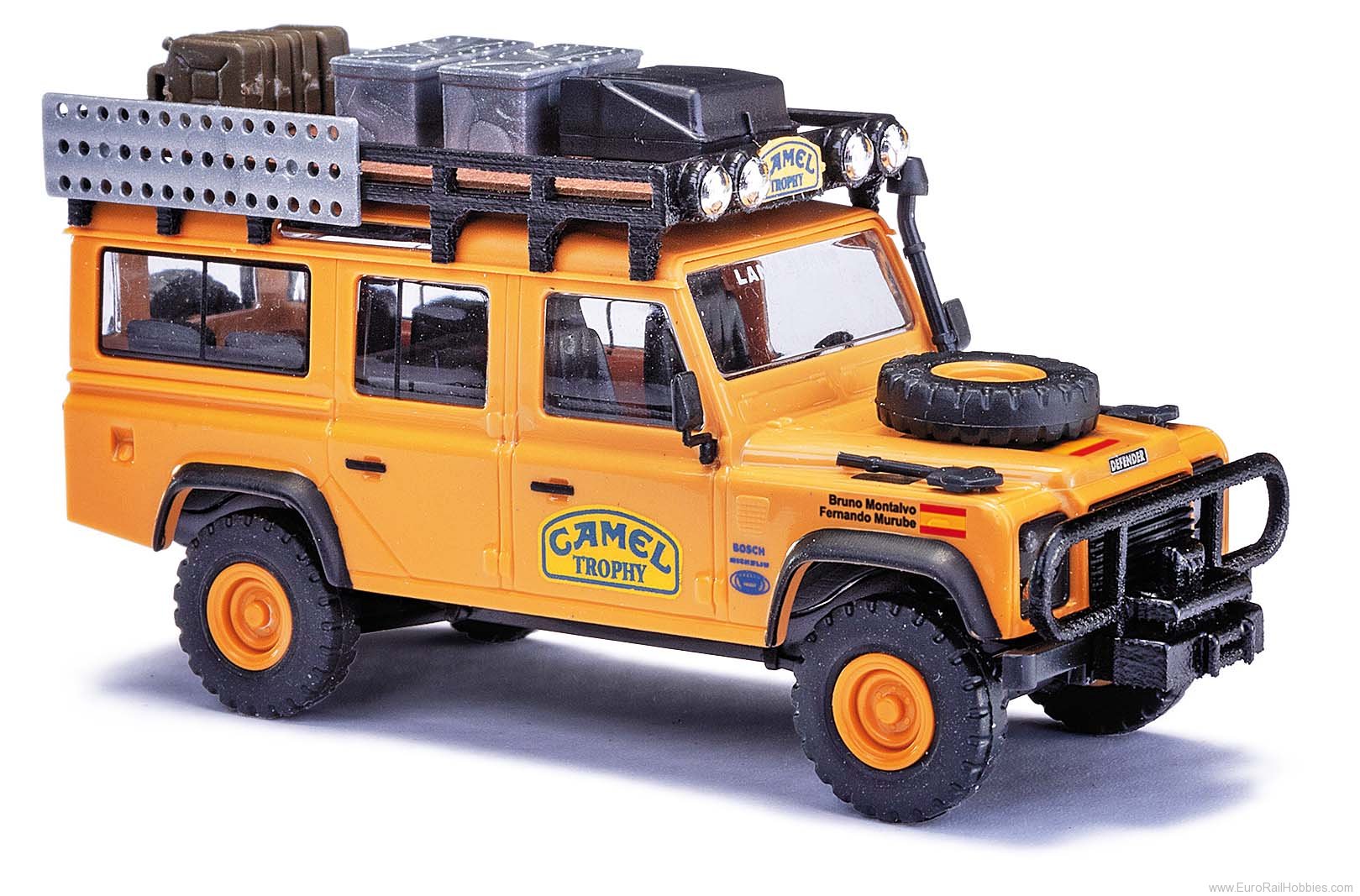 Busch 50378 Land Rover Defender, Camel Trophy