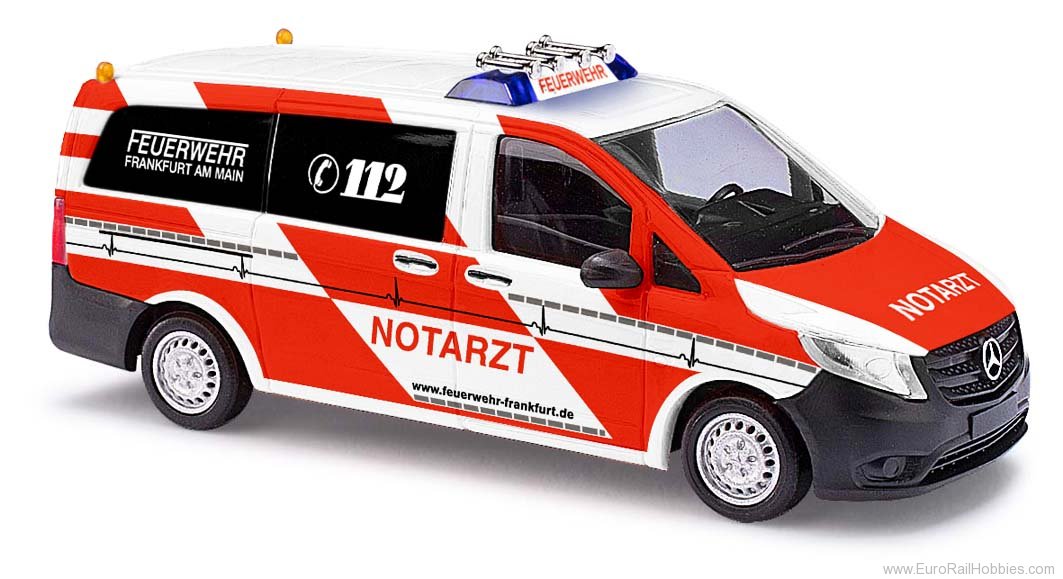 Busch 51118 Mercedes-Benz Vito, Notarzt Feuerwehr Frankfu