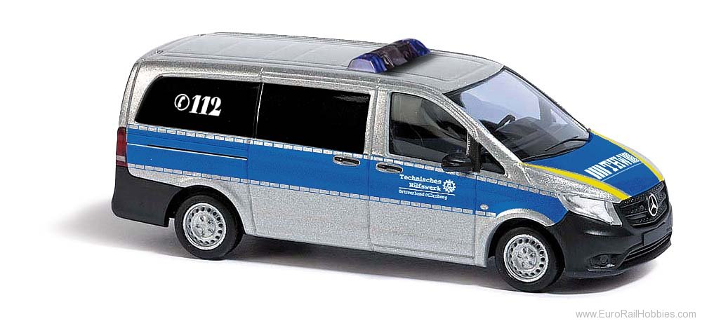 Busch 51147 MB Vito 'THW', silver metallic