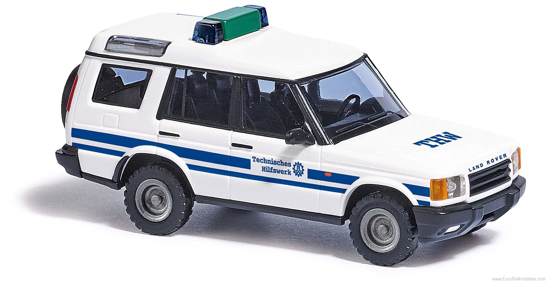 Busch 51924 Land Rover Discovery 'THW', white