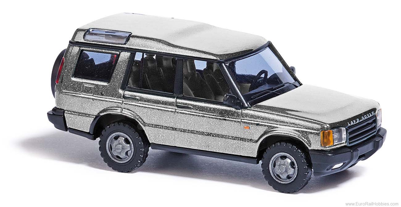 Busch 51932 Discovery Land Rover, metallic silver