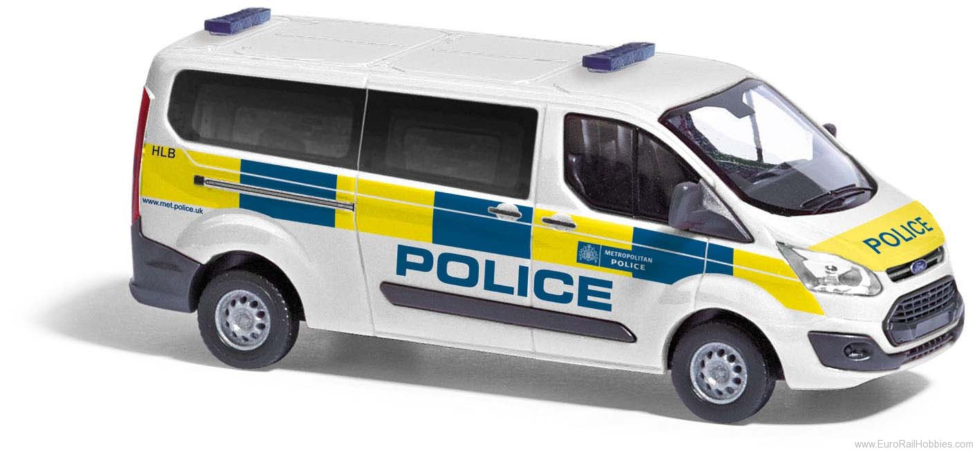 Busch 52433 Ford Transit Custom Bus, Police GB