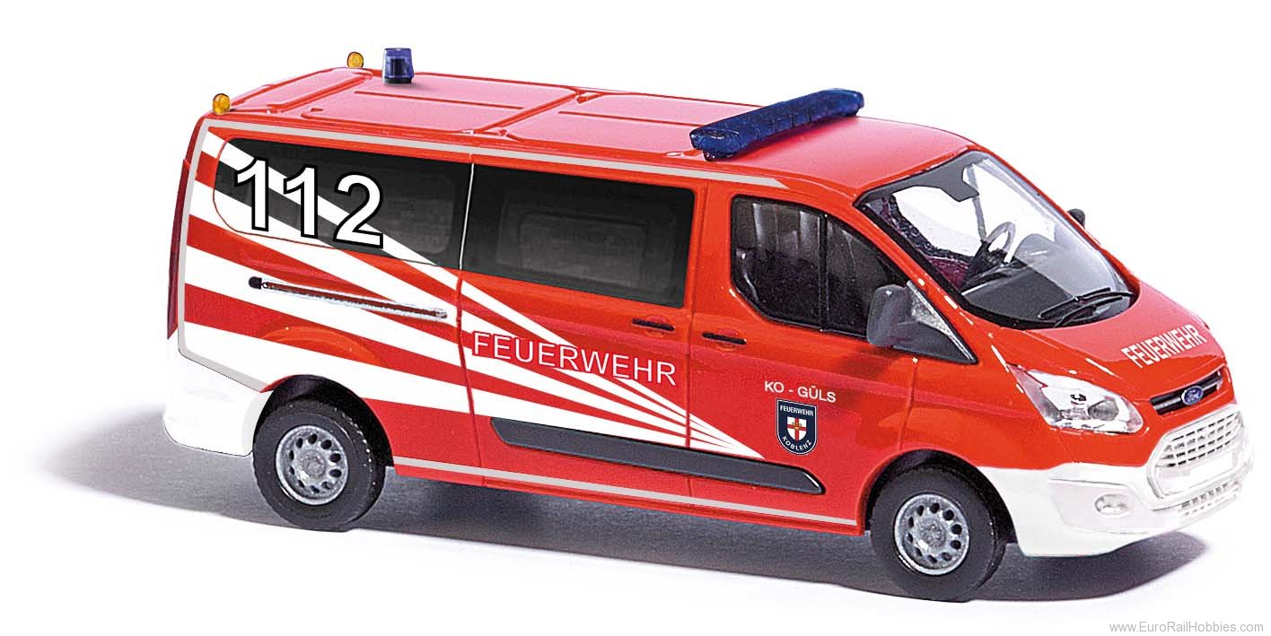 Busch 52438 Ford Transit Custom Feuerwehr Koblenz
