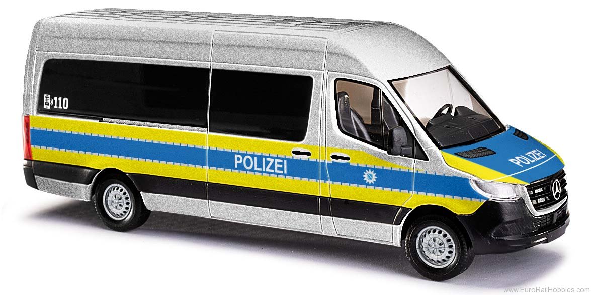 Busch 52607 MB Sprinter 'Police Bavaria', metallic