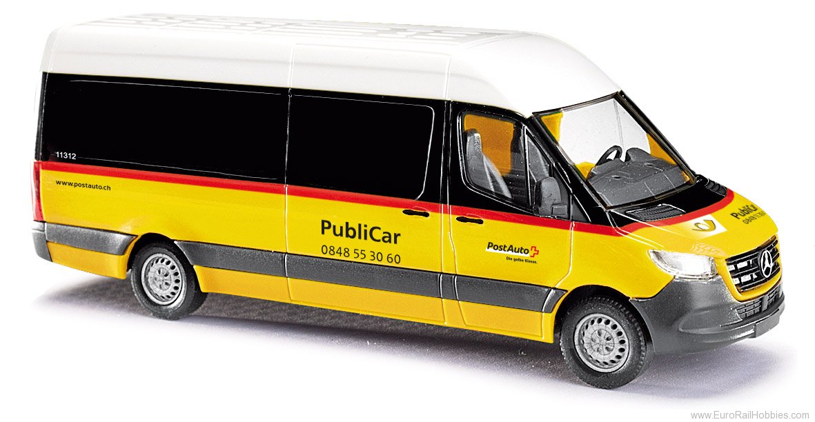 Busch 52613 Mercedes-Benz Sprinter, Postbus Schweiz