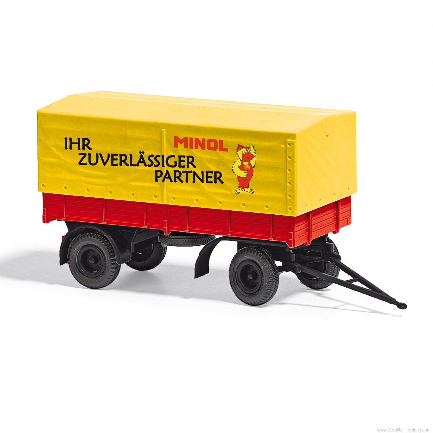 Busch 53358 Busch IFA HL 80 Trailer/Tarpaulin Minol