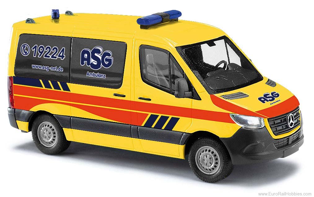 Busch 53457 Mercedes-Benz Sprinter kurz, ASG Ambulanz HH
