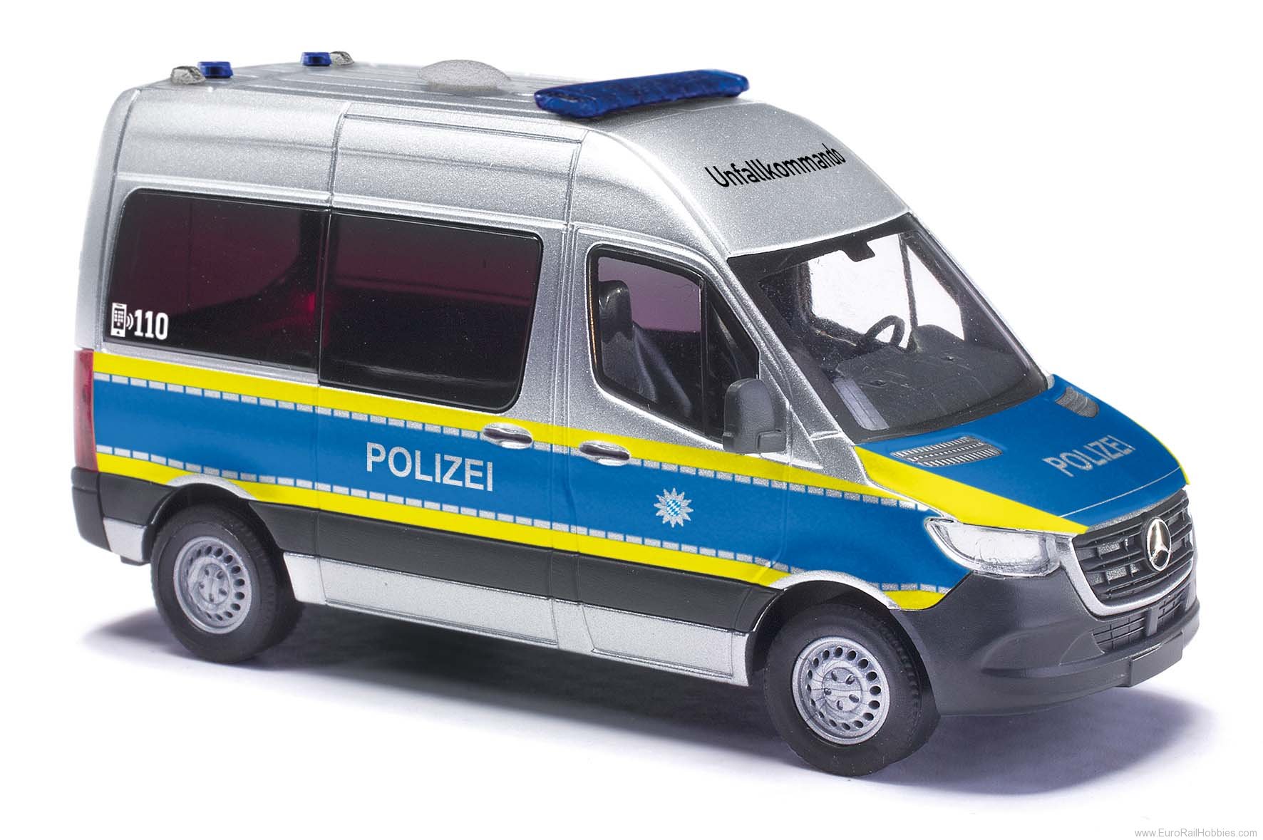 Busch 54057 Mercedes-Benz Sprinter kurz Bus Polizei MÃ¼