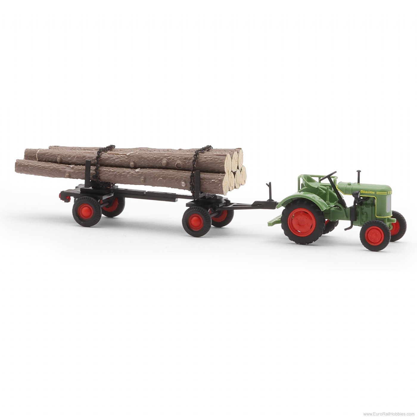 Busch 54152 Busch Fendt F 15 Dieselross with Wood-log Tra
