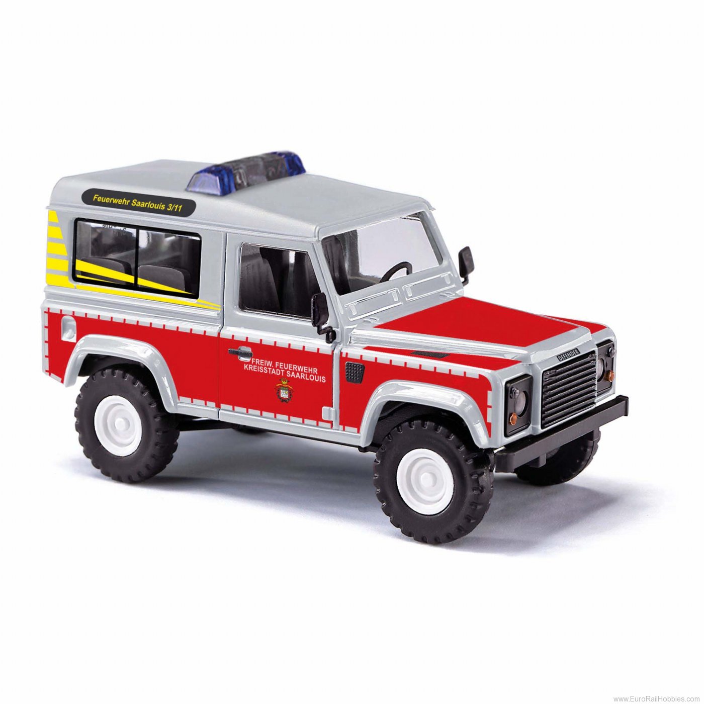 Busch 54312 Land Rover Defender 90, FW Saarlouis