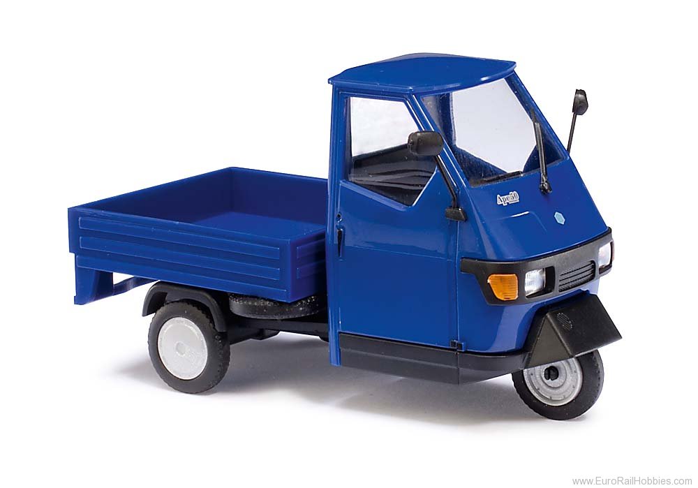 Busch 60002 Piaggio Ape 50, Dunkelblau M 1:43