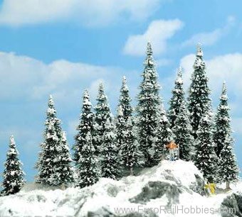 Busch 6466 Snow Covered Pines 2-3/8-5-3/8