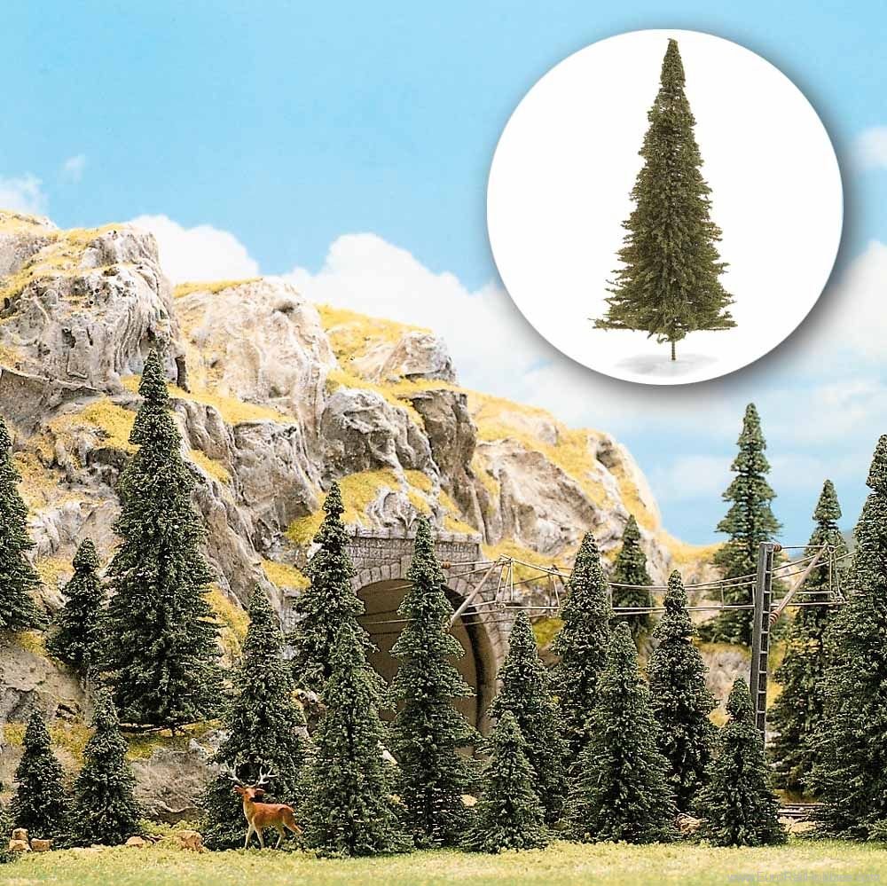 Busch 6572 60 Pine trees  30 - 50mm