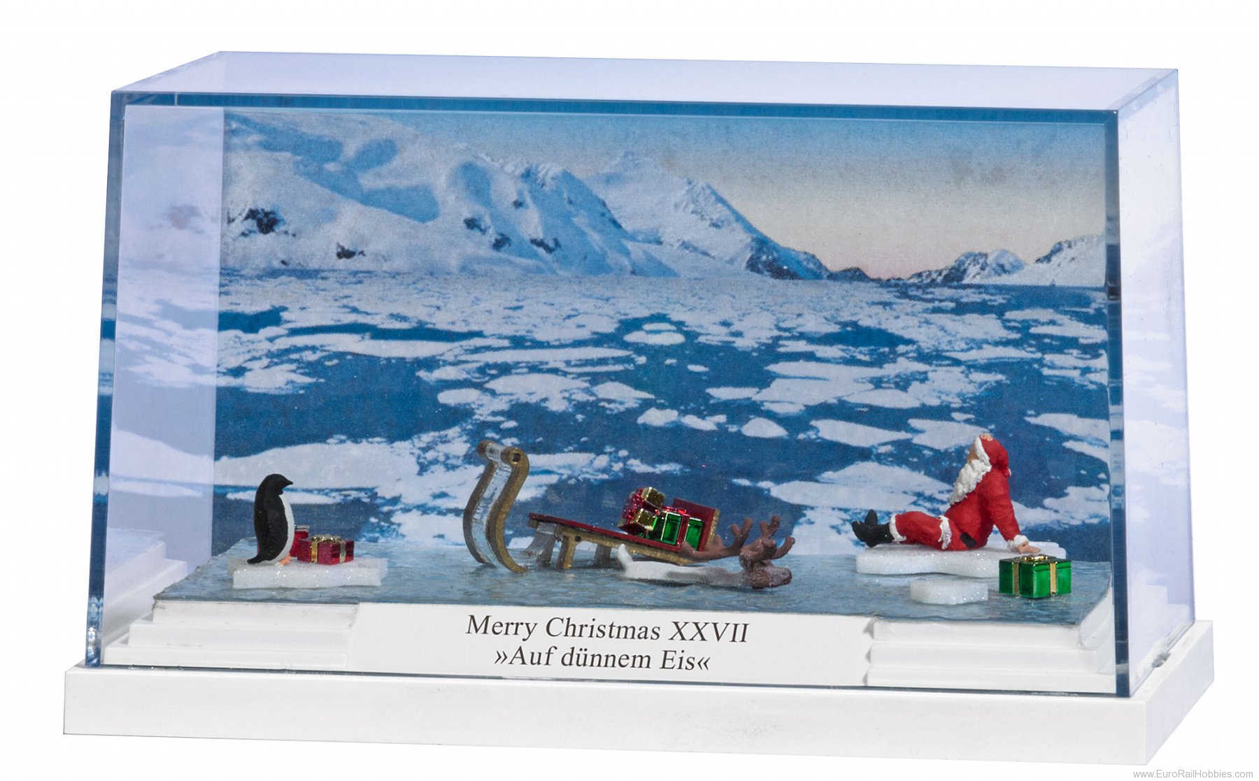 Busch 7629 Christmas mini diorama XXVII Â»On thin ice