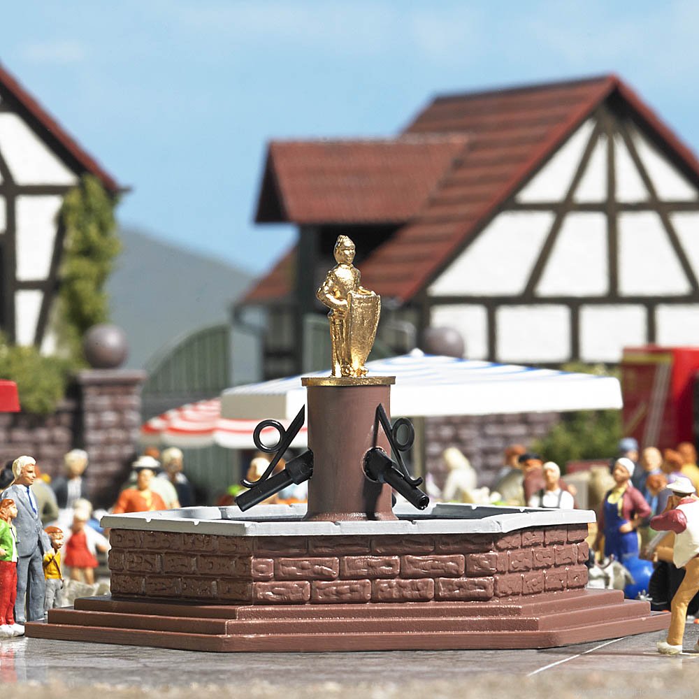 Busch 7728 Mini world 'Marketplace Fountain'