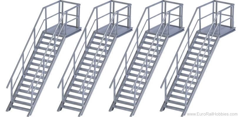 Busch 7758 M-Set 4 metal stairs