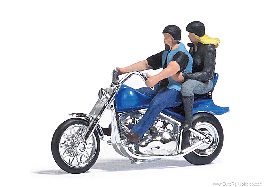 Busch 7860 US motorcycle w. biker couple