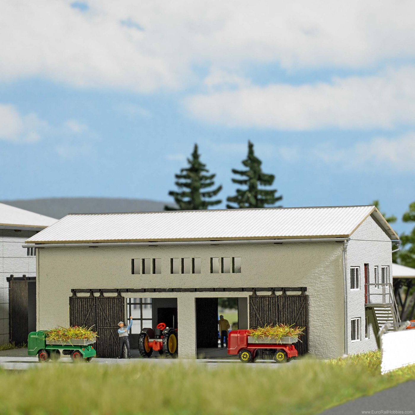 Busch 8205 Concrete garage and workshop N