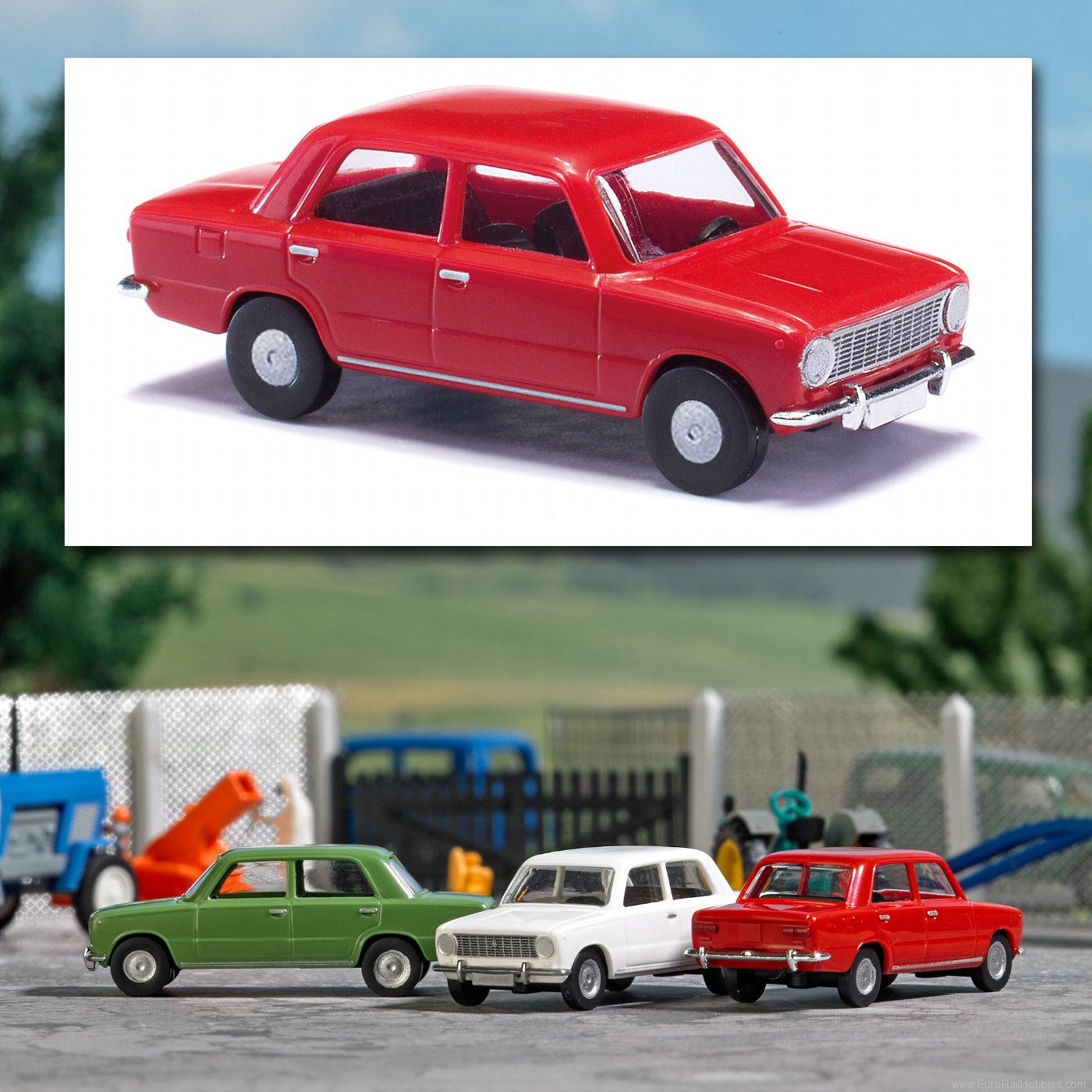 Busch 87001 Lada 1200 rot