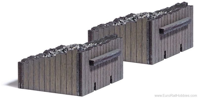 Busch 8839 2 buffer stops, each 32x28x18 mm