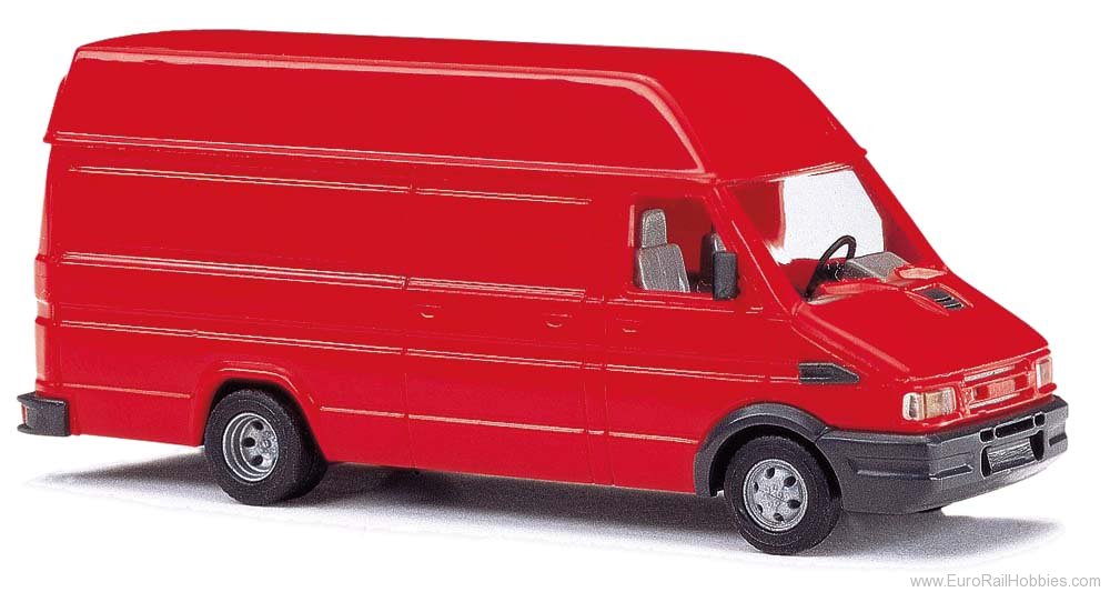 Busch 89114 Iveco Kastenwagen, rot