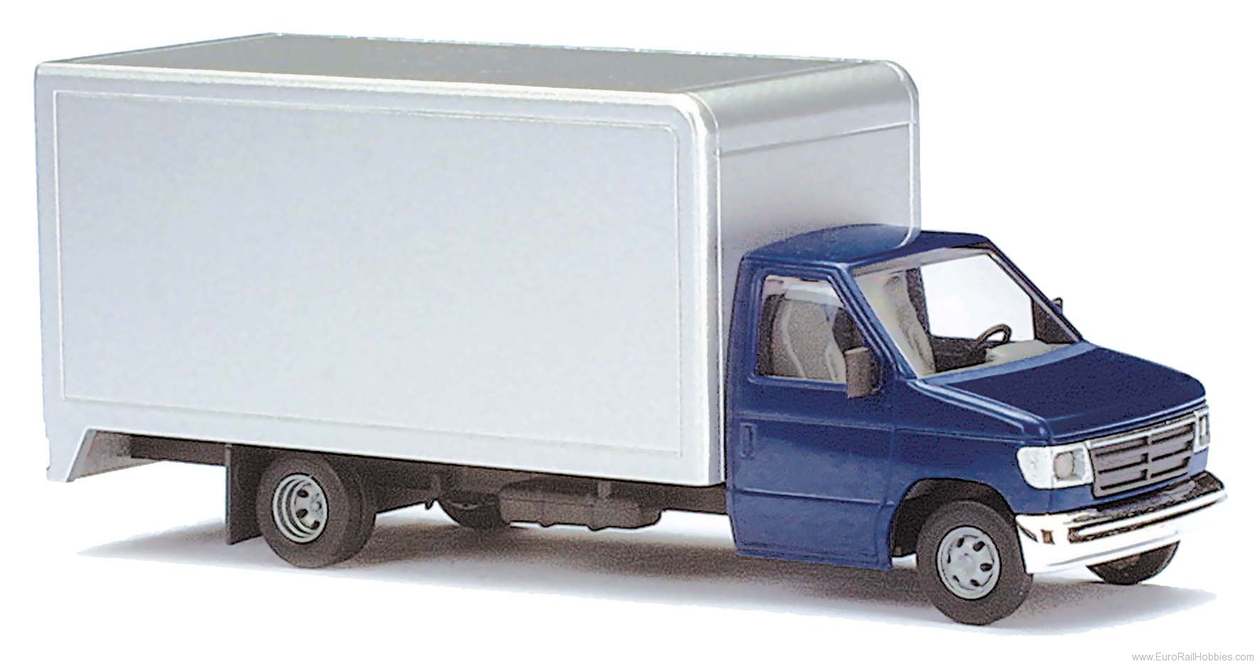 Busch 89116 Ford E-350 Kastenwagen, Blau/Lichtgrau