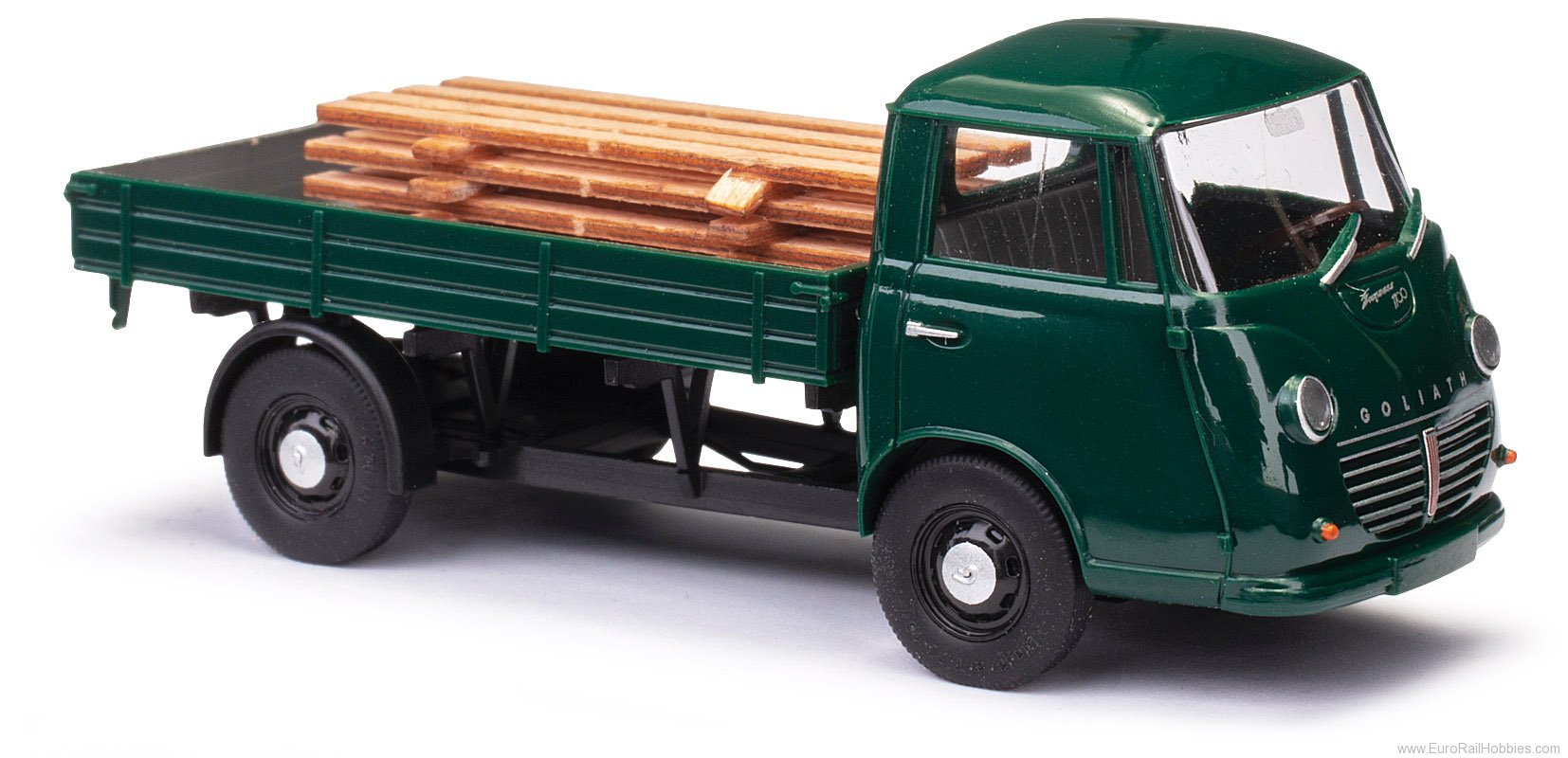 Busch 94203 3K: Goliath Express Pritsche +Holzstapel