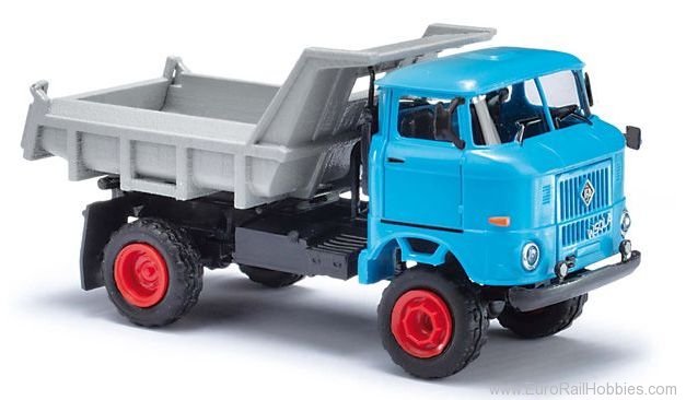 Busch 95268 IFA W50 dump truck, blue