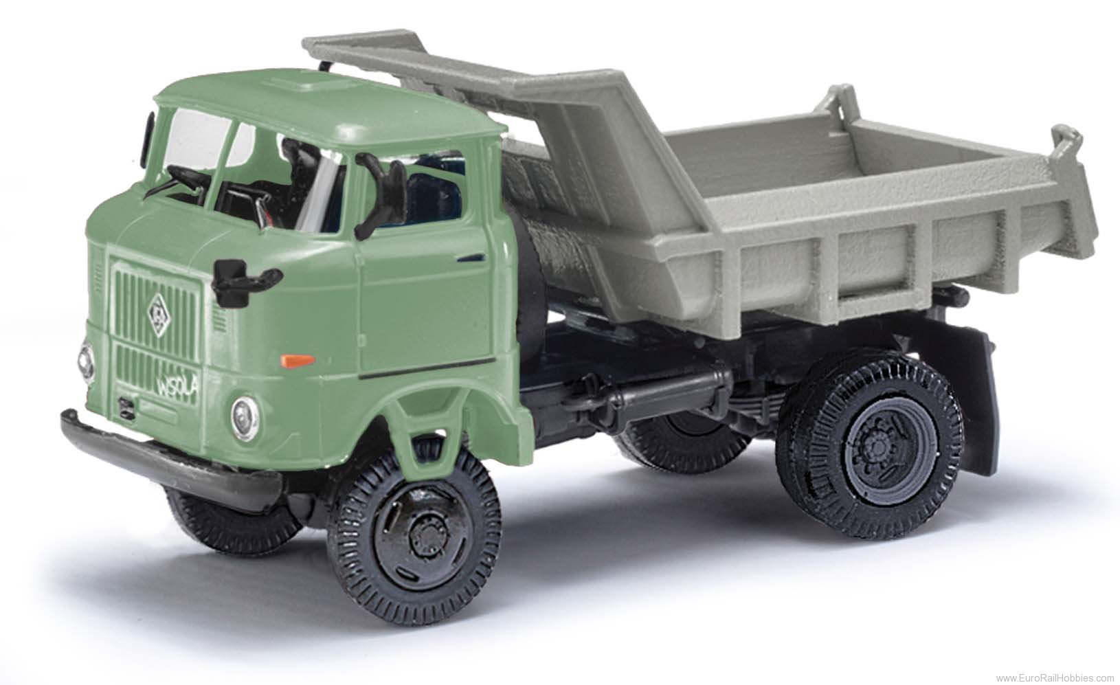 Busch 95282 ESPEWE: IFA W50 LA MK5 Dump Truck, Pale Green