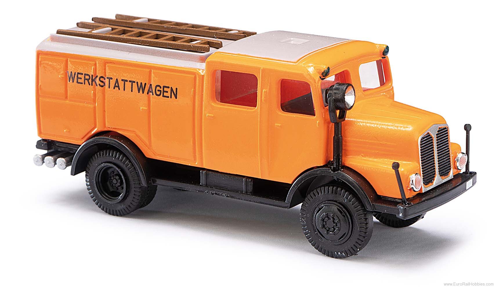 Busch 95612 IFA S4000 TLF16 'Werkstattwagen' orange, GDR 