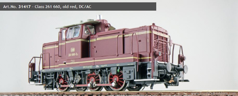 ESU 31417 DB Diesel loco, 261 660, Old Red,  (Sound/Smo