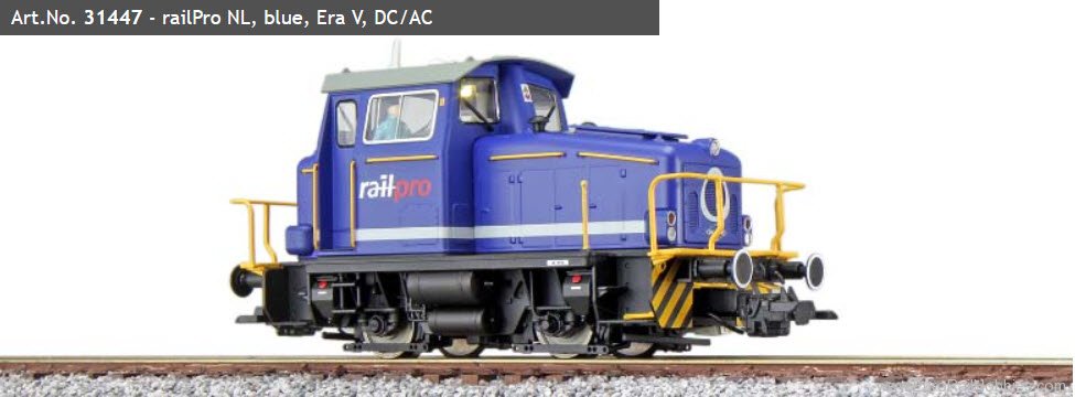 ESU 31447 Diesel locomotive KG275, RailPro NL, (DCC/Mar