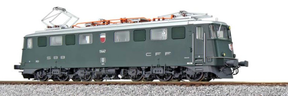ESU 31536 SBB Green Electric Locomotive, AE6/6, 11447 L