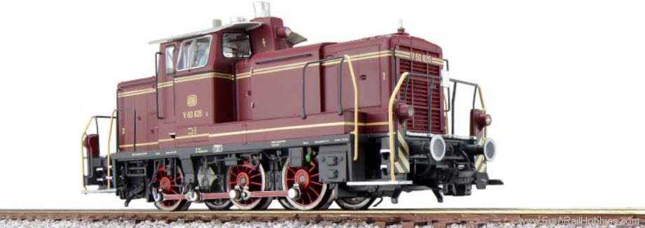 ESU 31740 DB Diesel Locomotive, V60 826 Old Red, (Sound