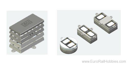 ESU 50340 Speaker set, Dual 11x15mm, Modular Soundbox k