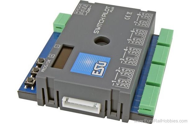 ESU 51831 SwitchPilot 3 Plus, 8x accessory decoder, DCC