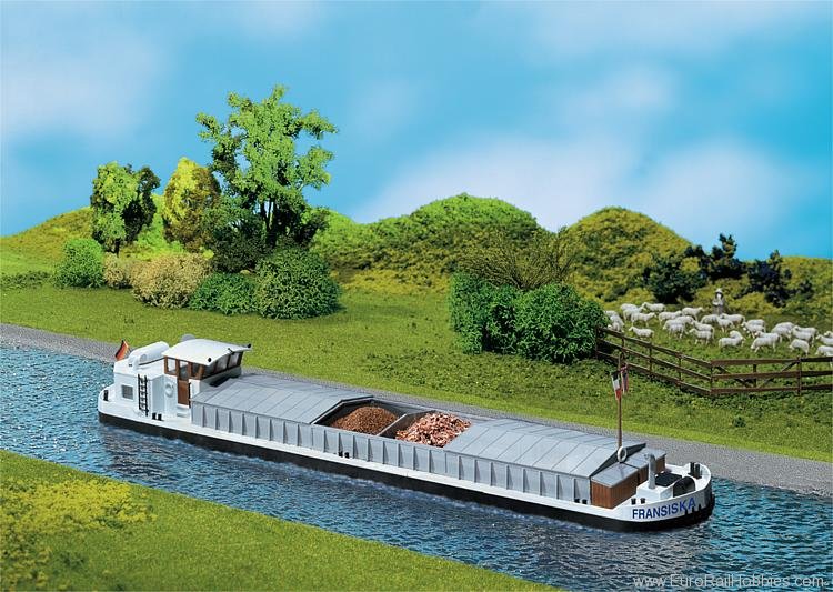 Faller 131006 River cargo boat with dwelling cabin