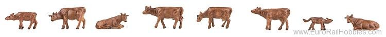 Faller 155908 Allgau Swiss Brown cattle