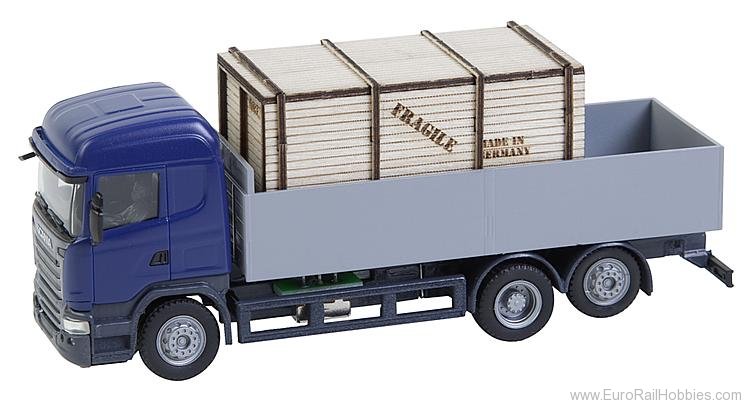 Faller 161597 Lorry Scania R 13 HL Platform with wooden cra