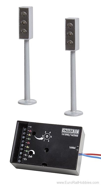 Faller 161840 2 LED Traffic lights with electronics