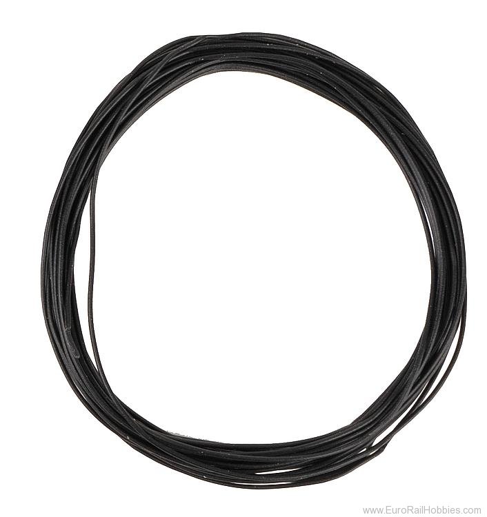 Faller 163782 Stranded wire 0.04 mmÂ², black, 10 m